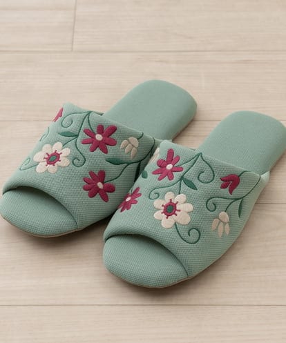 GQ6GD07025 Sybilla 【Sybilla】 フラワーガーデン2 スリッパ