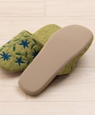 GQ6GD08025 Sybilla(バイヤーズ セレクト) 【Sybilla】アメリア スリッパ グリーン