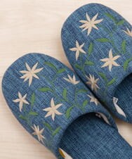 GQ6GD08025 Sybilla(バイヤーズ セレクト) 【Sybilla】アメリア スリッパ ブルー