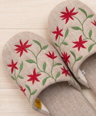 GQ6GD08025 Sybilla(バイヤーズ セレクト) 【Sybilla】アメリア スリッパ ベージュ