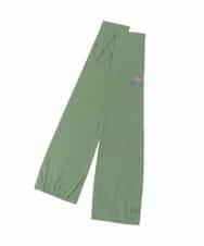 GS2GD01043 Sybilla(シビラ) 【日本製/接触冷感】フラワー刺繍UVアームカバー グリーン