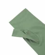 GS2GD01043 Sybilla(シビラ) 【日本製/接触冷感】フラワー刺繍UVアームカバー グリーン