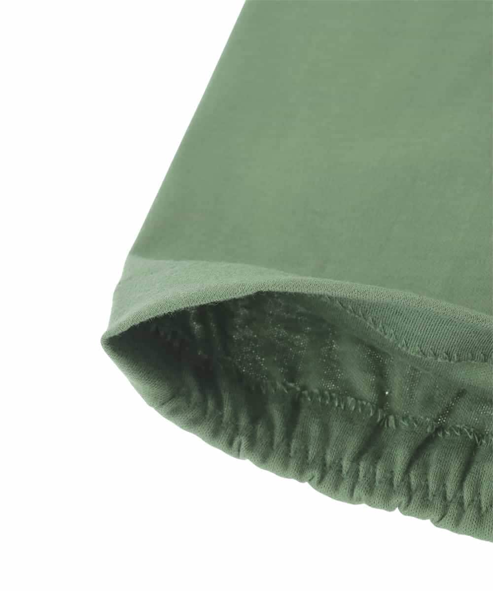 GS2GD01043 Sybilla(シビラ) 【日本製/接触冷感】フラワー刺繍UVアームカバー グリーン