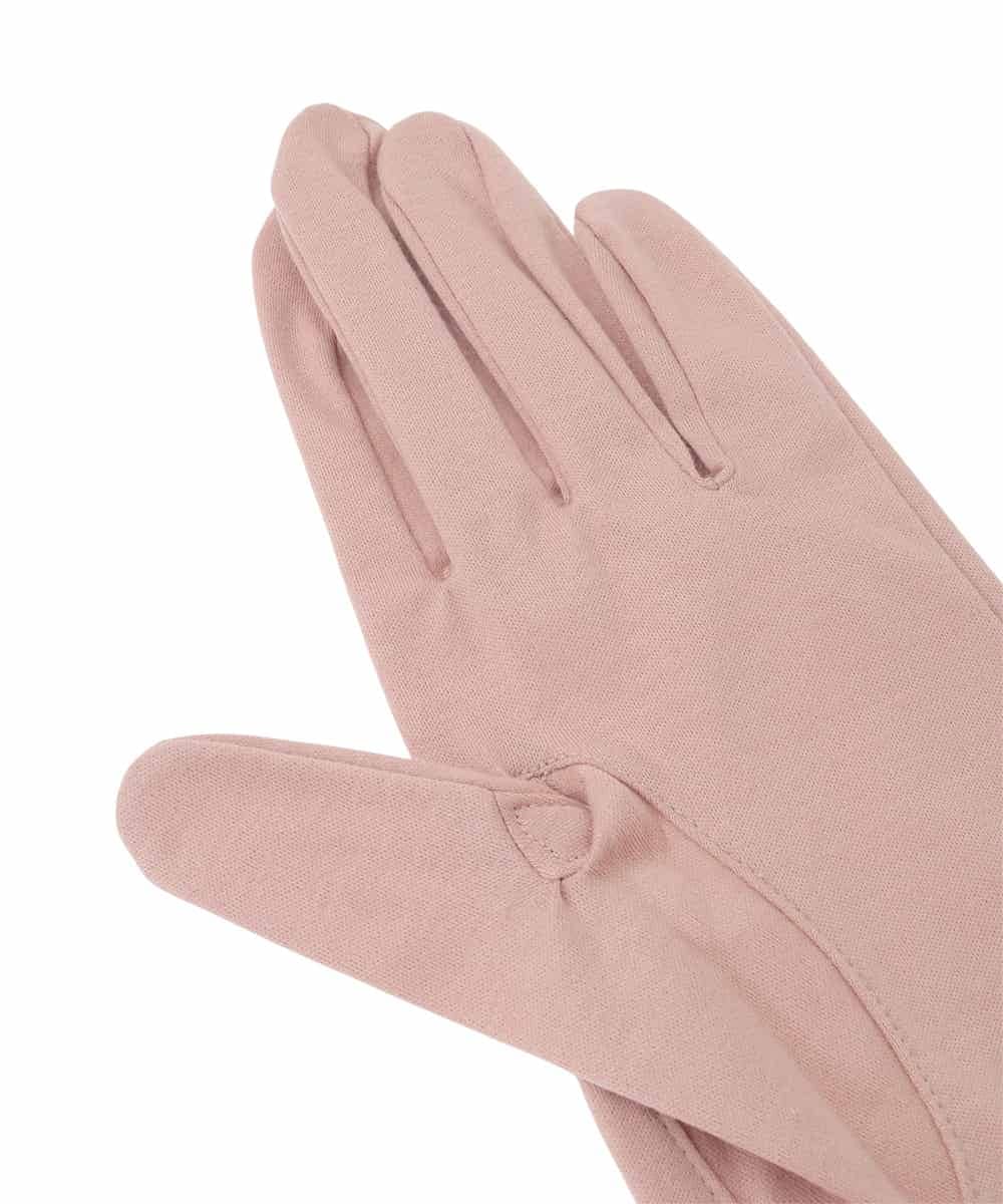GS2GD02035 Sybilla(シビラ) 【日本製/接触冷感】フラワー刺繍UV手袋 ピンク