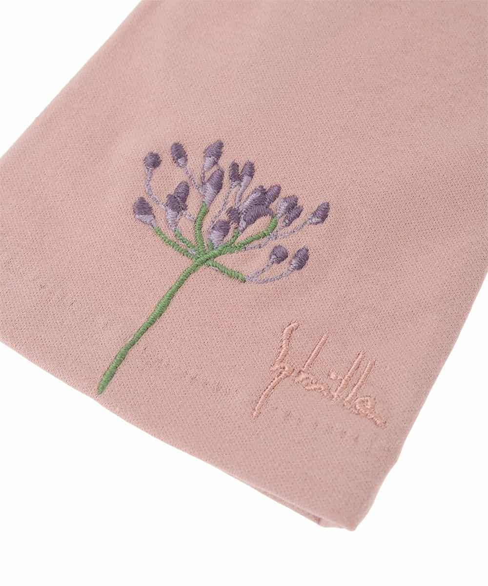 GS2GD02035 Sybilla(シビラ) 【日本製/接触冷感】フラワー刺繍UV手袋 ピンク