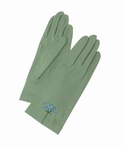 GS2GD02035 Sybilla 【日本製/接触冷感】フラワー刺繍UV手袋