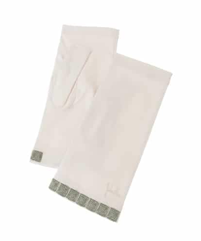 GS2GD03035 Sybilla 【日本製/接触冷感】モチーフ刺繍UVフィンガーレス手袋