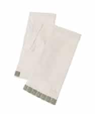 GS2GD03035 Sybilla(シビラ) 【日本製/接触冷感】モチーフ刺繍UVフィンガーレス手袋 オフホワイト