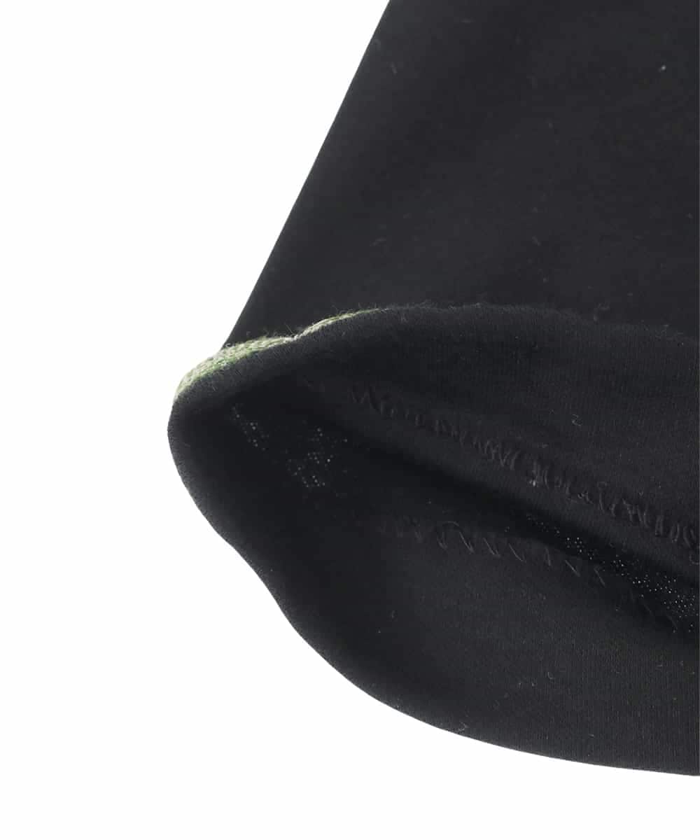 GS2GD03035 Sybilla(シビラ) 【日本製/接触冷感】モチーフ刺繍UVフィンガーレス手袋 ブラック