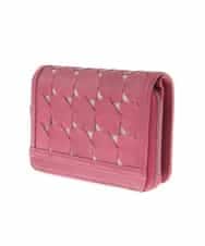 GS8AS01145 Sybilla(シビラ) カウレザーコンパクトウォレット ボルドー