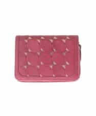 GS8AS01145 Sybilla(シビラ) カウレザーコンパクトウォレット ボルドー