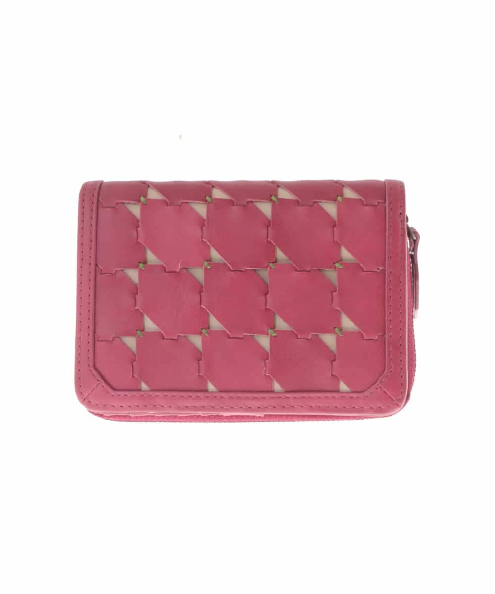 GS8AS01145 Sybilla(シビラ) カウレザーコンパクトウォレット ボルドー