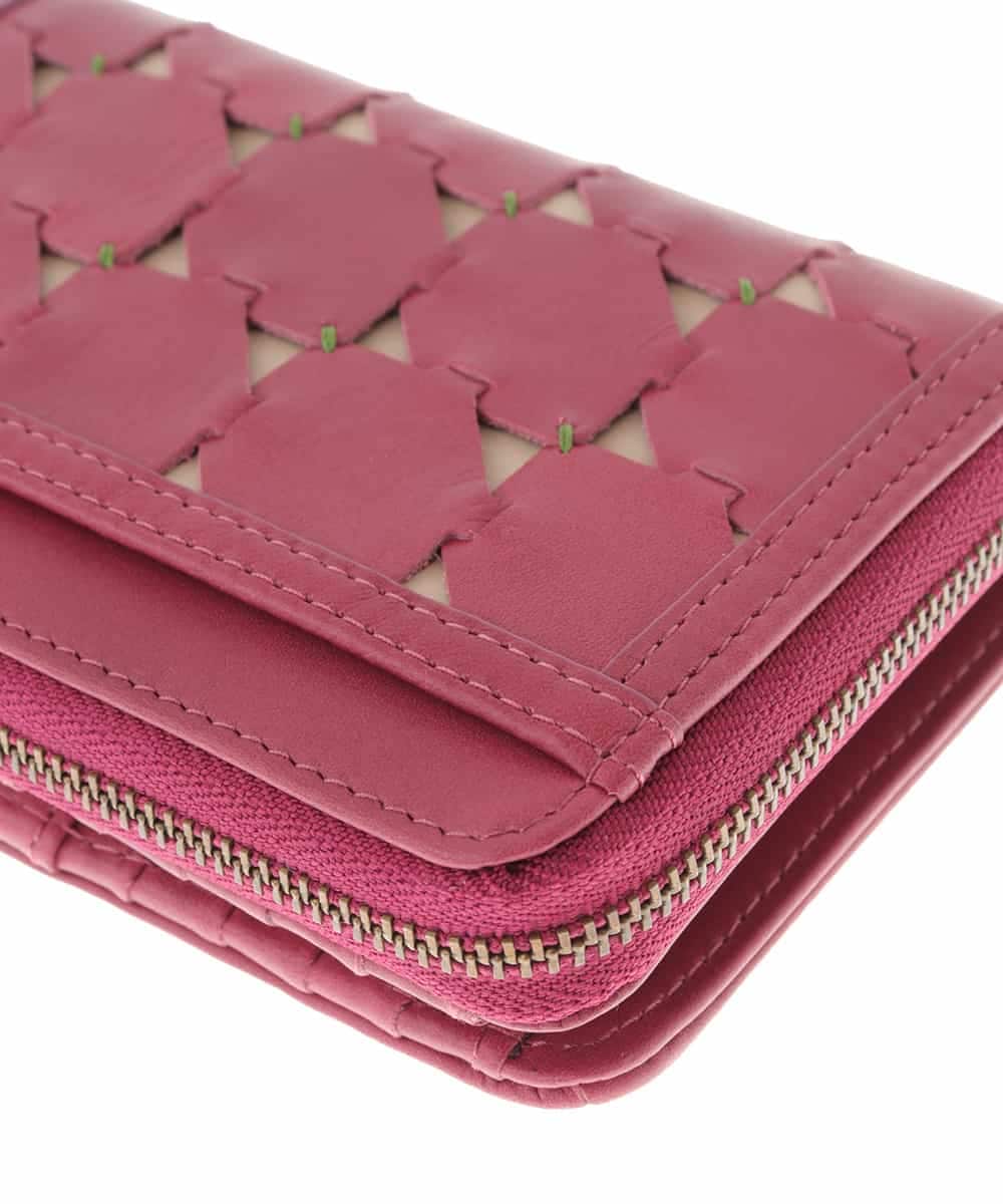 GS8AS01145 Sybilla(シビラ) カウレザーコンパクトウォレット ボルドー