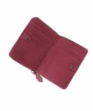 GS8AS01145 Sybilla(シビラ) カウレザーコンパクトウォレット ボルドー