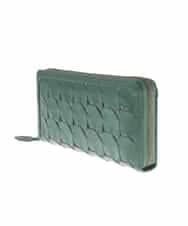 GS8AS02180 Sybilla(シビラ) カウレザーロングウォレット グリーン