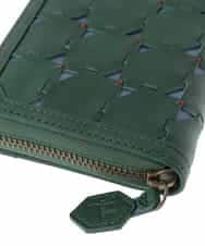 GS8AS02180 Sybilla(シビラ) カウレザーロングウォレット グリーン