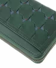 GS8AS02180 Sybilla(シビラ) カウレザーロングウォレット グリーン