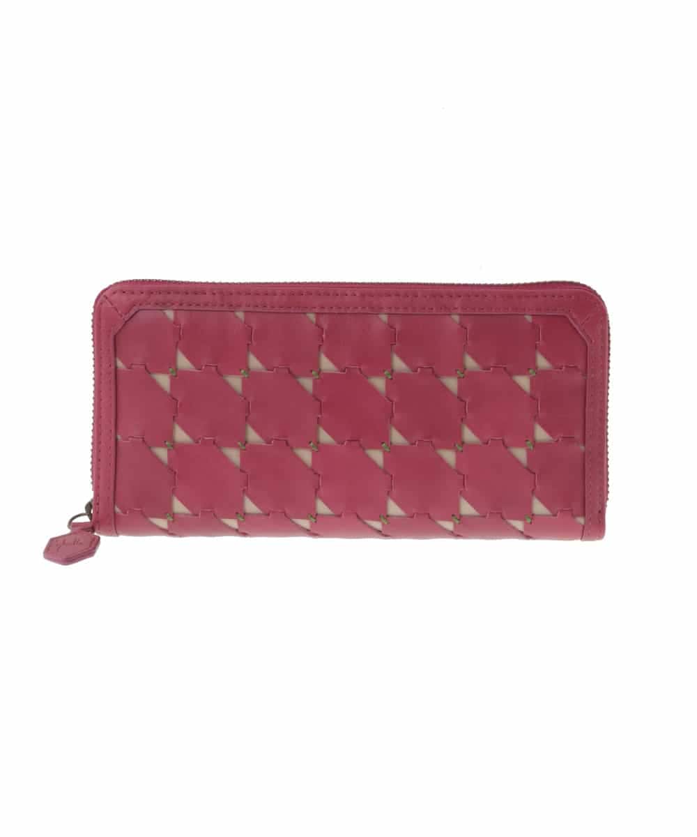 GS8AS02180 Sybilla(シビラ) カウレザーロングウォレット ボルドー