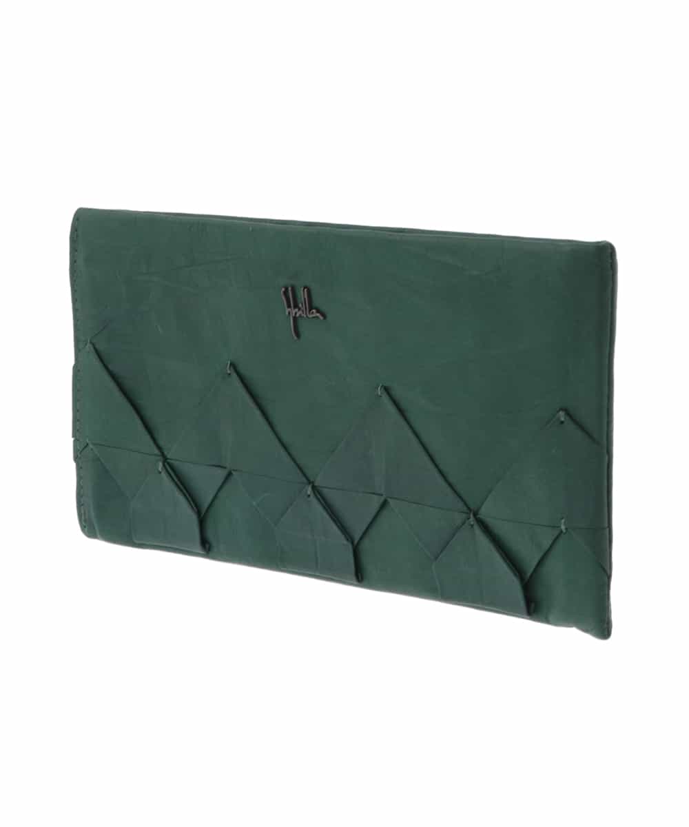 GS8AV02150 Sybilla(シビラ) 折り紙デザイン薄型長財布 グリーン