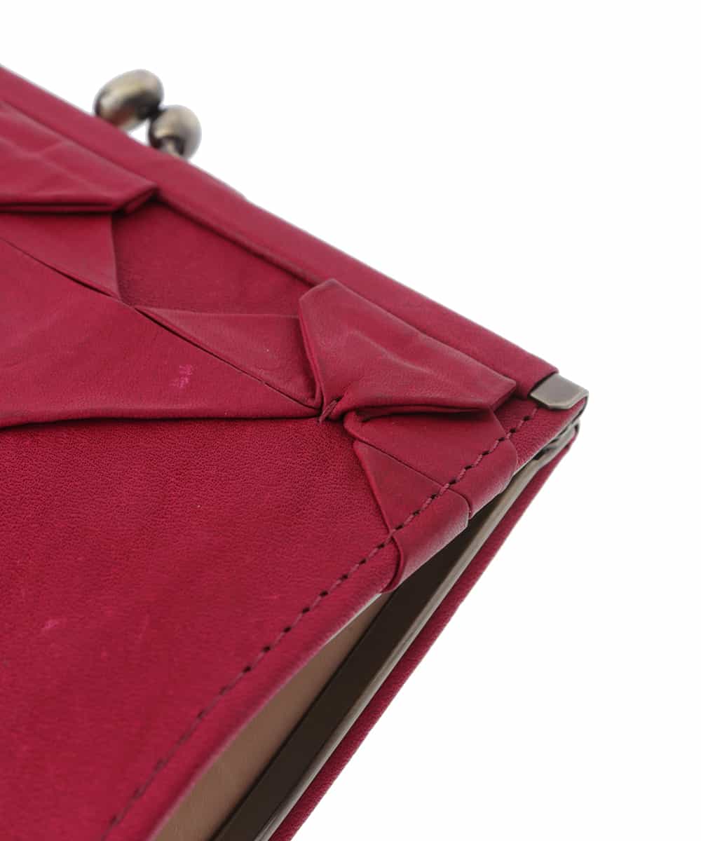 GS8AV03170 Sybilla(シビラ) 折り紙デザインがま口財布 ピンク