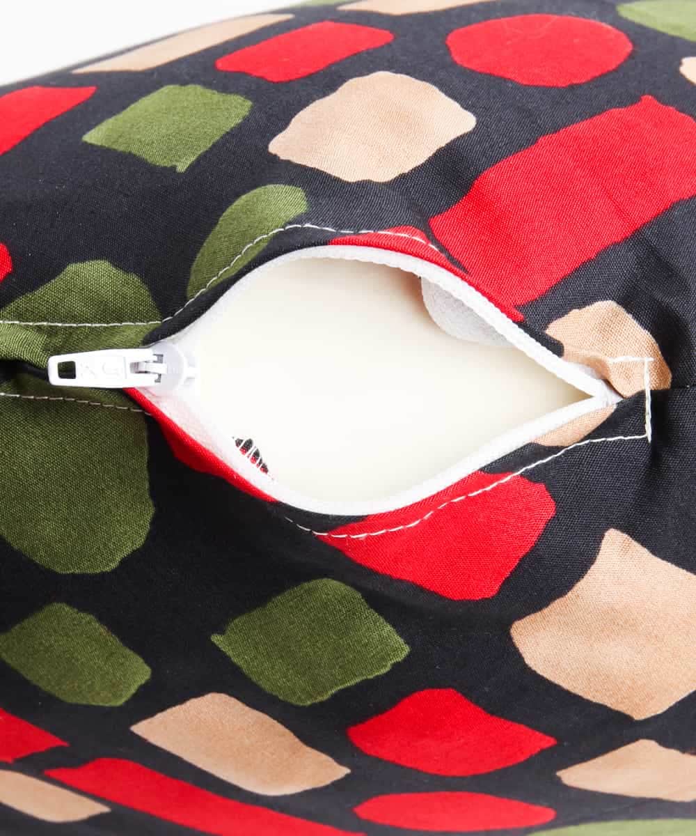 GS8GD20025 Sybilla(シビラ) カラーブロック　クッションカバー　35センチ レッド