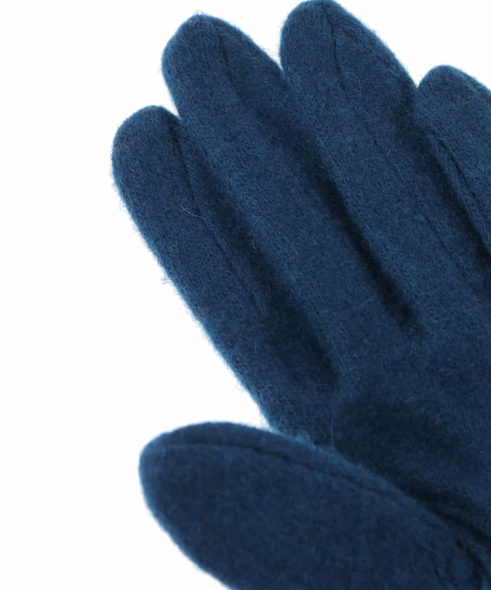 GS9AS03033 Sybilla(シビラ) 【日本製】刺繍ラインデザイングローブ ブルー