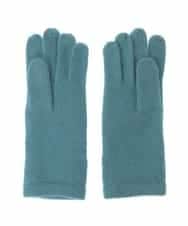 GS9AS05035 Sybilla(シビラ) フラワーニット刺繍グローブ ライトブルー