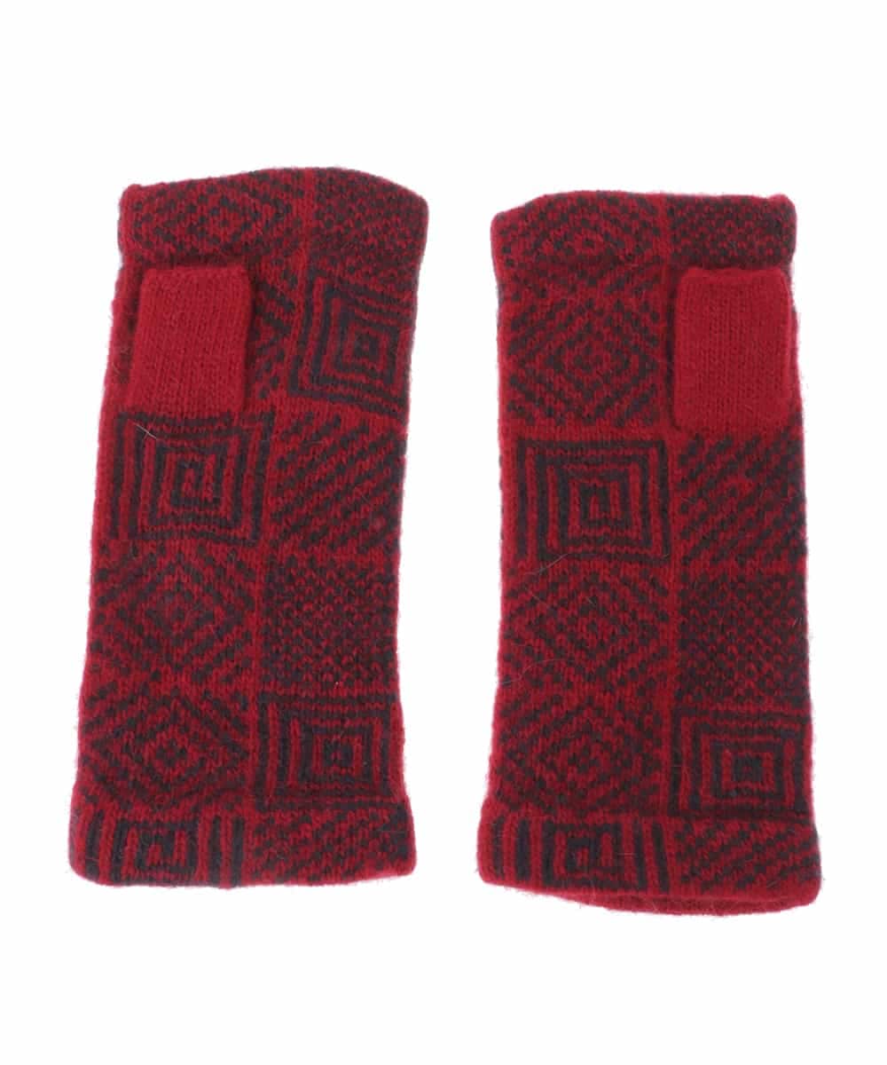 GS9AS06030 Sybilla(シビラ) ジオメトリックデザイングローブ レッド