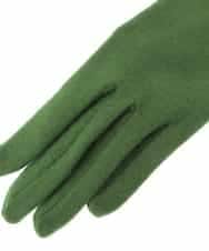 GS9AV02038 Sybilla(シビラ) 【抗菌防臭/日本製】フラワー刺繍スリムフィットグローブ グリーン