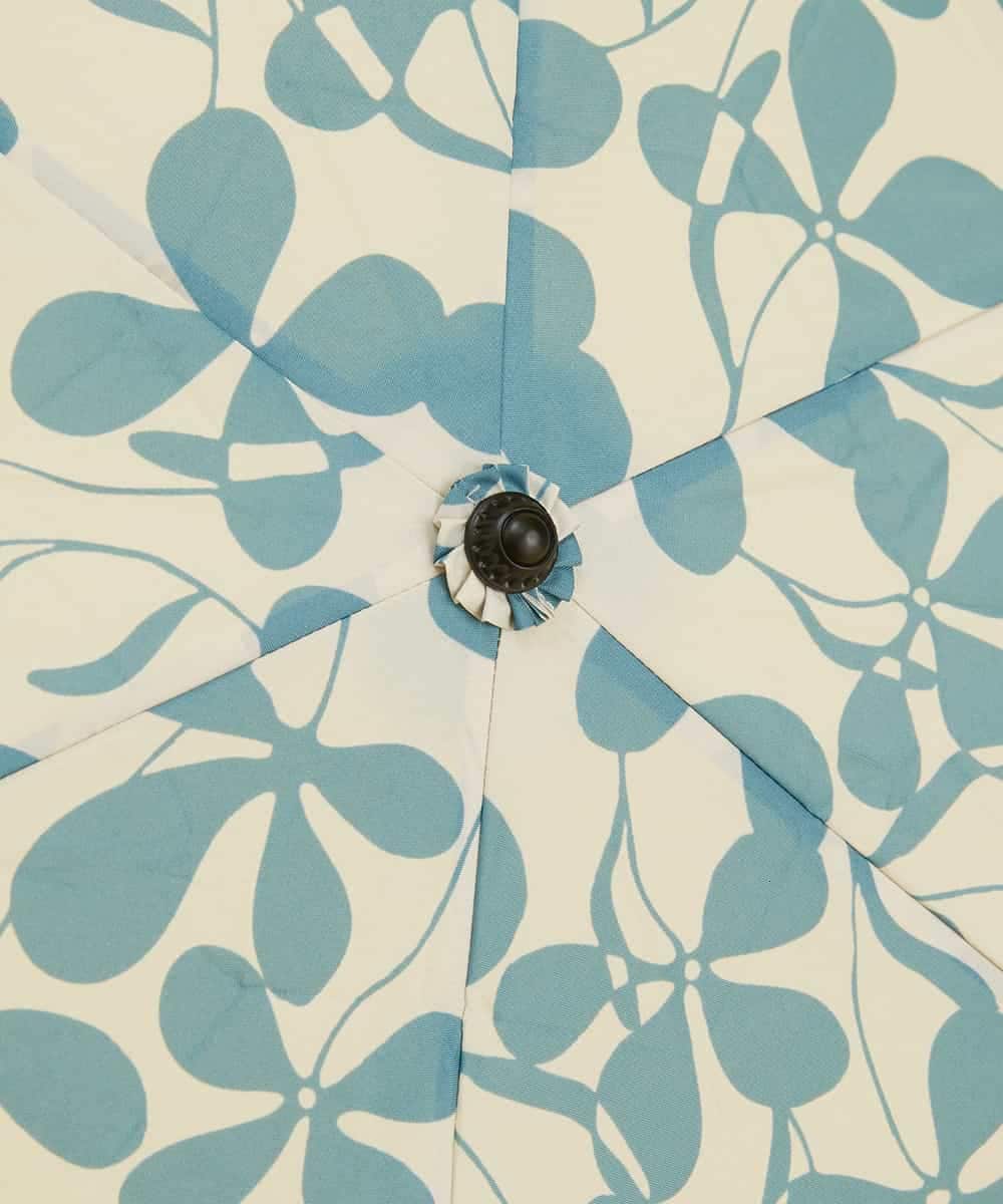 GSYGJ28050 Sybilla(シビラ) フラワープリント　折りたたみ傘 ブルー