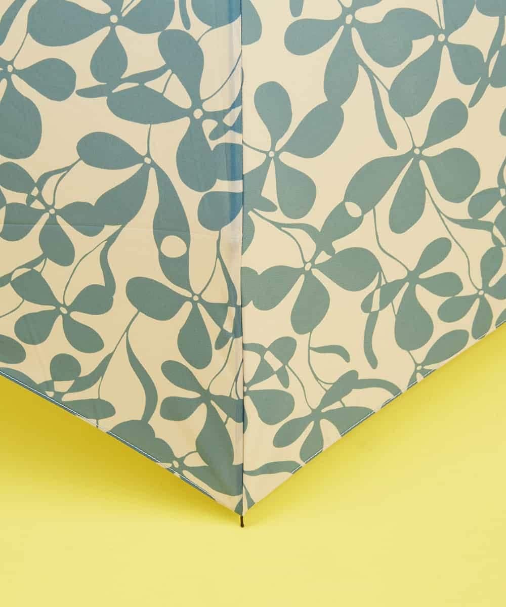 GSYGJ28050 Sybilla(シビラ) フラワープリント　折りたたみ傘 ブルー