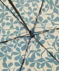 GSYGJ28050 Sybilla(シビラ) フラワープリント　折りたたみ傘 ブルー