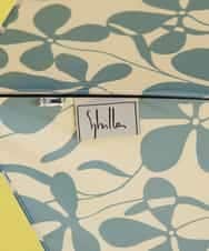 GSYGJ28050 Sybilla(シビラ) フラワープリント　折りたたみ傘 ブルー