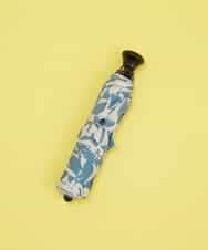 GSYGJ28050 Sybilla(シビラ) フラワープリント　折りたたみ傘 ブルー