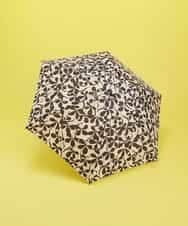 GSYGJ28050 Sybilla(シビラ) フラワープリント　折りたたみ傘 ブラック