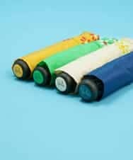 GSYGJ30070 Sybilla(シビラ) マーガレットポイント　折りたたみ傘 オレンジ