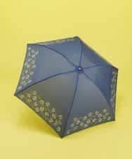 GSYGJ30070 Sybilla(シビラ) マーガレットポイント　折りたたみ傘 ネイビー