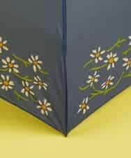 GSYGJ30070 Sybilla(シビラ) マーガレットポイント　折りたたみ傘 ネイビー