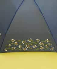 GSYGJ30070 Sybilla(シビラ) マーガレットポイント　折りたたみ傘 ネイビー