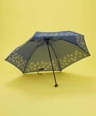 GSYGJ30070 Sybilla(シビラ) マーガレットポイント　折りたたみ傘 ネイビー