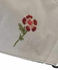 GSYGM03023 Sybilla(シビラ) 【返品不可】Sybillaフラワー刺繍マスク グレージュ