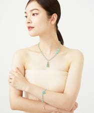 GY2EF02110 Sybilla(シビラ) ◆受注生産◆ガラスビーズブレスレット ブルー系
