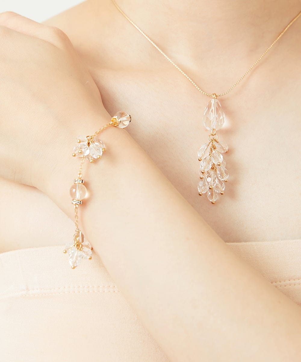 GY2EF04110 Sybilla(シビラ) ◆受注生産◆クリアガラスブレスレット クリア