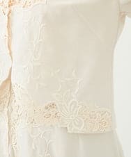 GYBGF31900 Sybilla(シビラ) ◆受注生産◆フラワーレース刺繍ボレロブラウス アイボリー