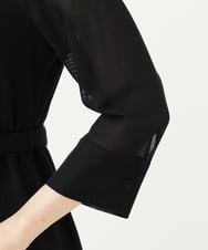 GYEYF36120 Sybilla(シビラ) ◆受注生産◆フラワー刺繍コットンメッシュドレス ブラック