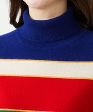 GYFAI01700 Sybilla(シビラ) ◆受注生産◆マルチボーダーカシミヤニット マルチカラー