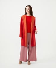GYFAI02720 Sybilla(シビラ) ◆受注生産◆リーフ柄カシミヤニット レッド