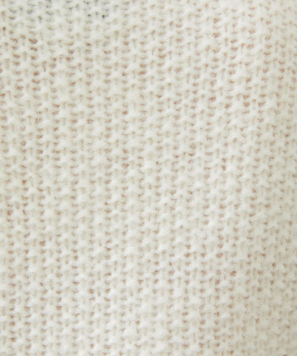 GYFAI03750 Sybilla(シビラ) ◆受注生産◆フラワーハンド刺繍ニット オフホワイト