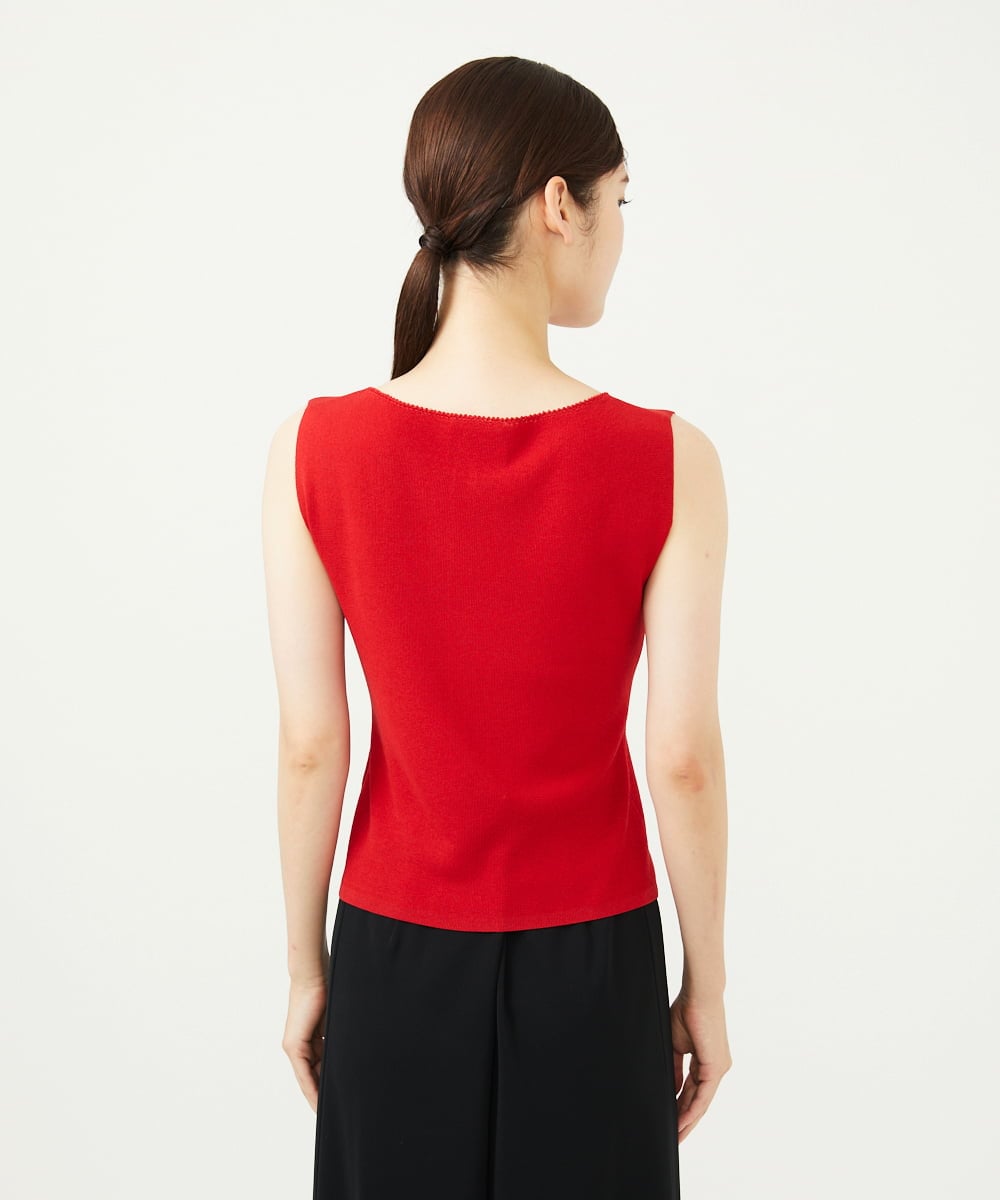 GYFGF01500 Sybilla(シビラ) ◆受注生産◆フラワークロッシェニット レッド