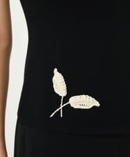 GYFGF01500 Sybilla(シビラ) ◆受注生産◆フラワークロッシェニット ブラック